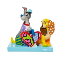 Disney by Britto - Lady and the Tramp H: 17,5 cm.